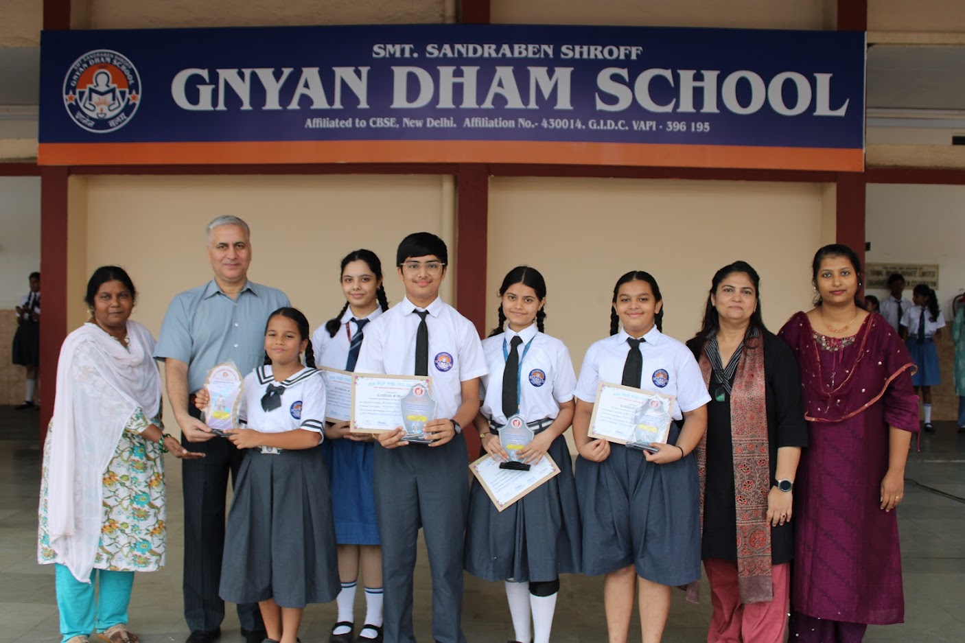 Certificate Giving For Interschool competitions of august 2025